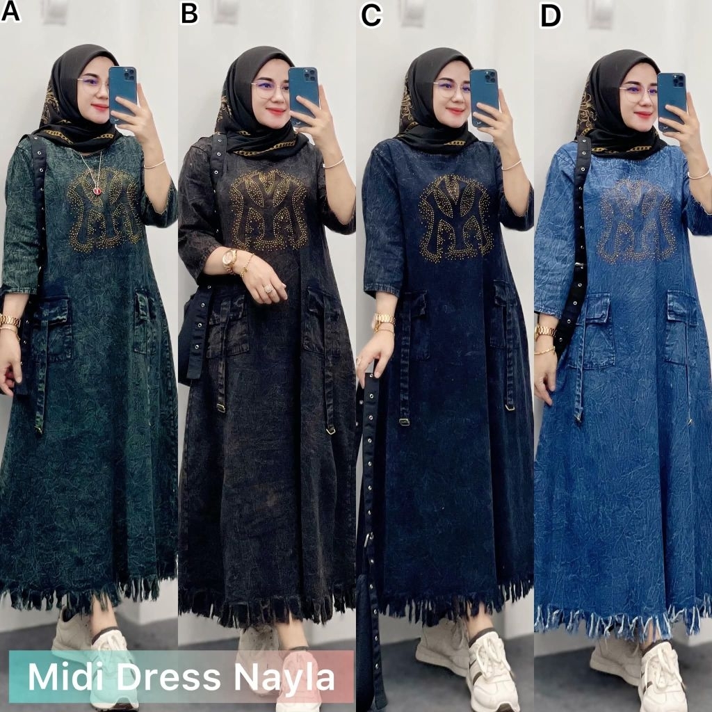 Nayla Midi dress