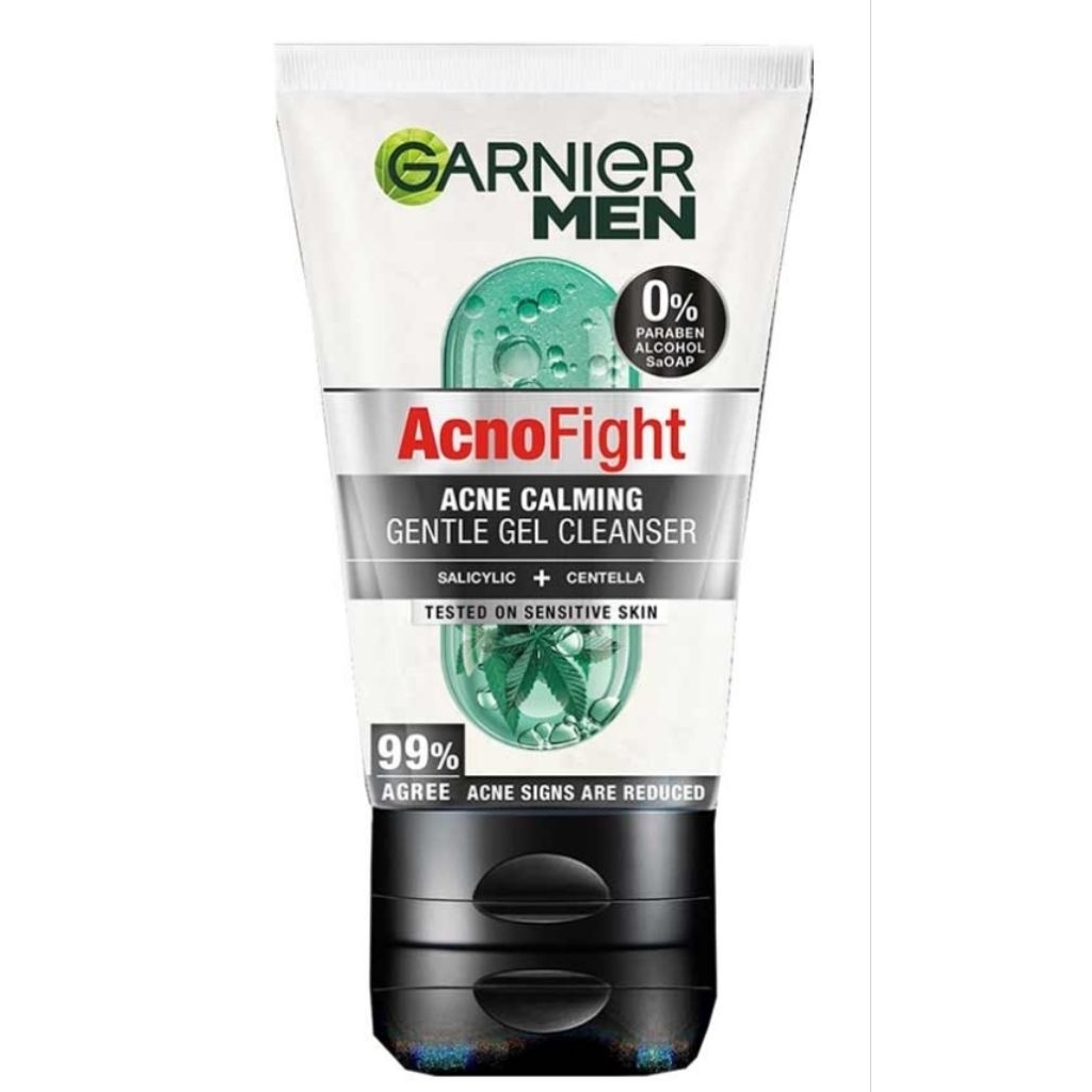 Garnier Men AcnoFight Acne Calming Gentle Gel Cleanser 100ml