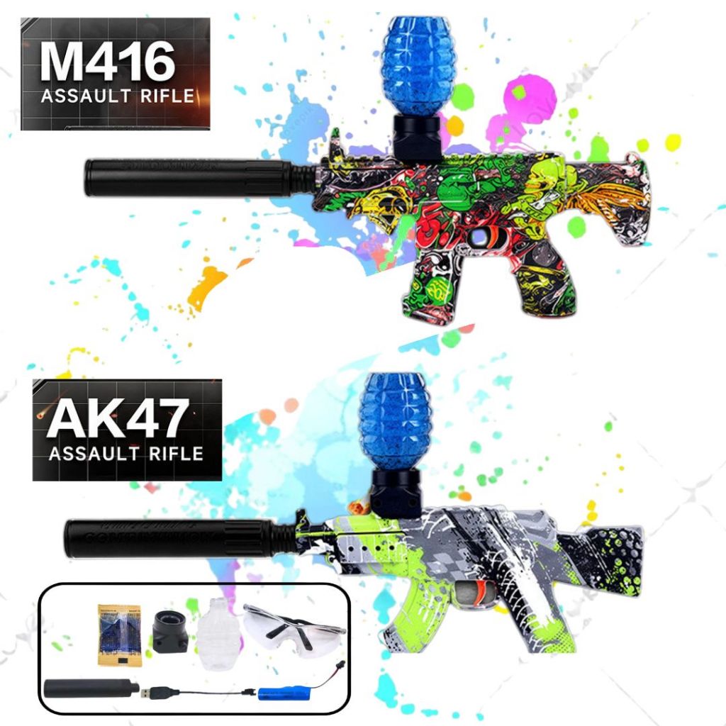 Pistol Mainan Gel Blaster Anak Seru Tidak Perlu Dibersihkan