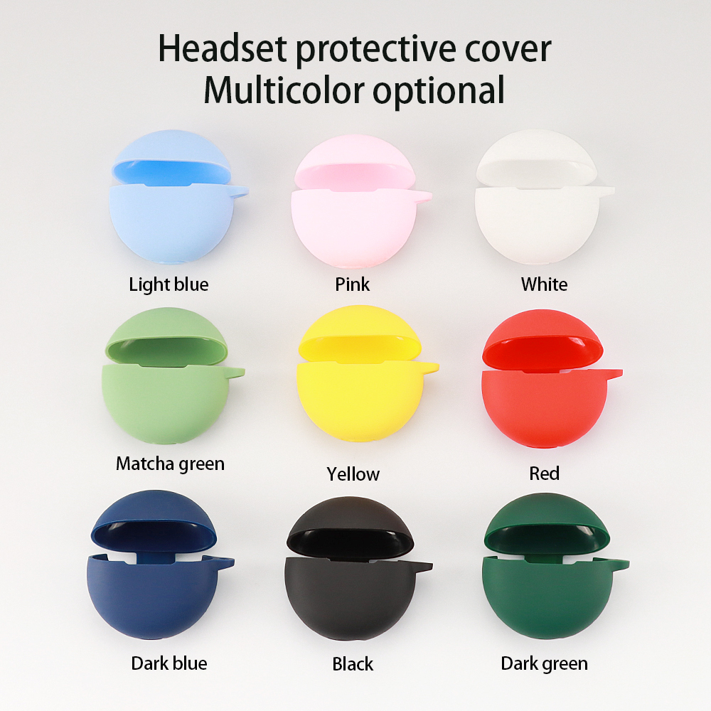 Case Casing Cover Silicone Protective Oppo Enco Buds 2  / OppoEncoBuds2 + Carabiner