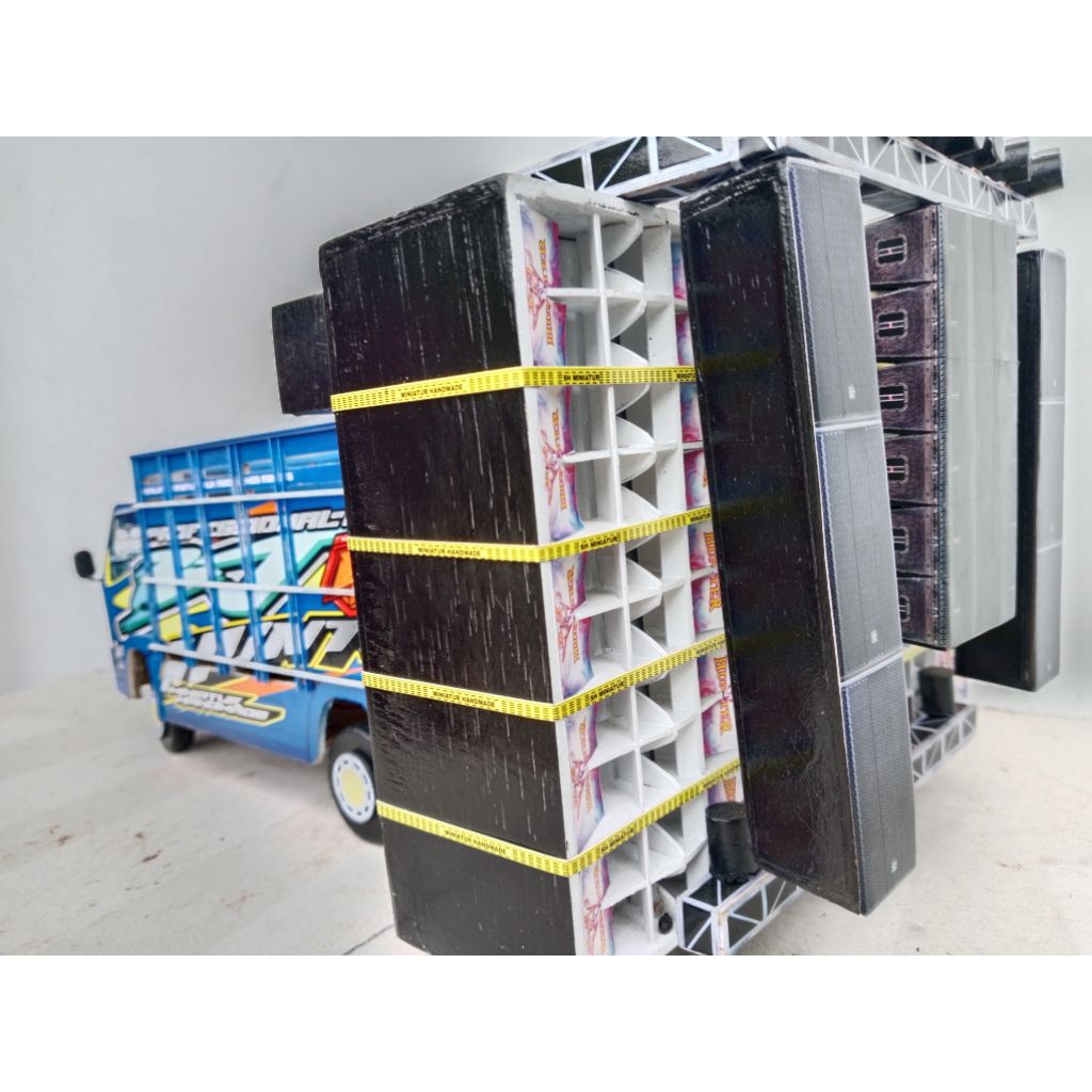 Miniatur truk sound BJ HUNTER Pro Audio versi detail