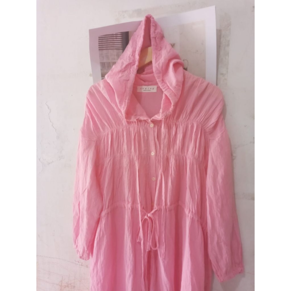 Hoodie Dress katun Umpak Umpak