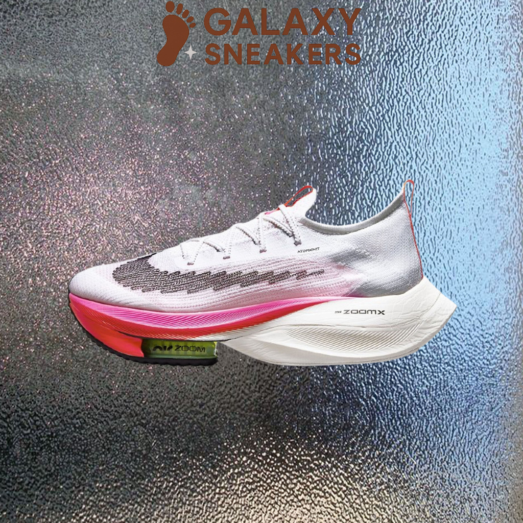 Running Shoes / Authentic / unisex / Nike Air Zoom Alphafly Next% 3 Premium White & Pink (100% Authe