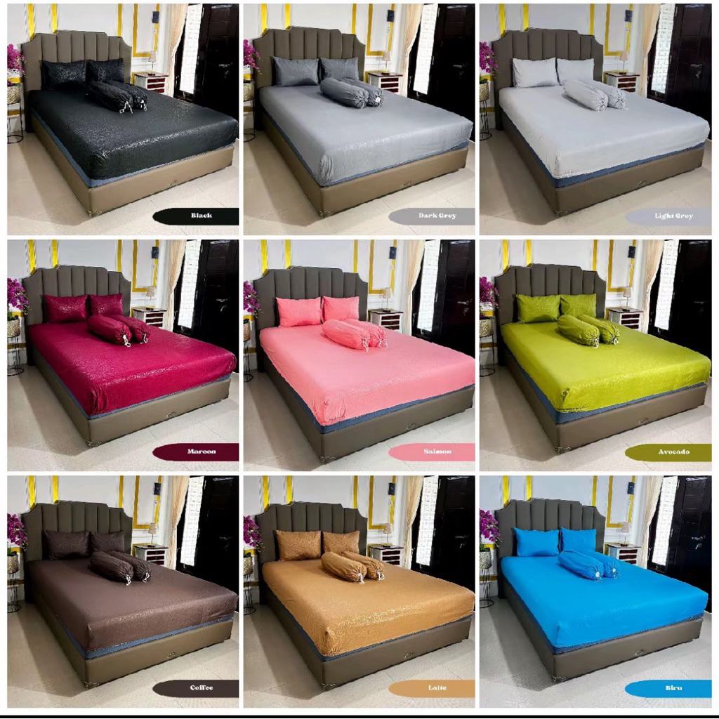 SPREI TEMPAHAN UK 180X200X30 BOTAK BAHN EMBOS PREMIUM