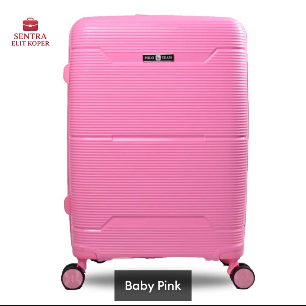 Koper Polo Villa Polypropylene Premium — Super Ringan, Anti Gores & Anti Pecah | Roda 4 Bisa Putar