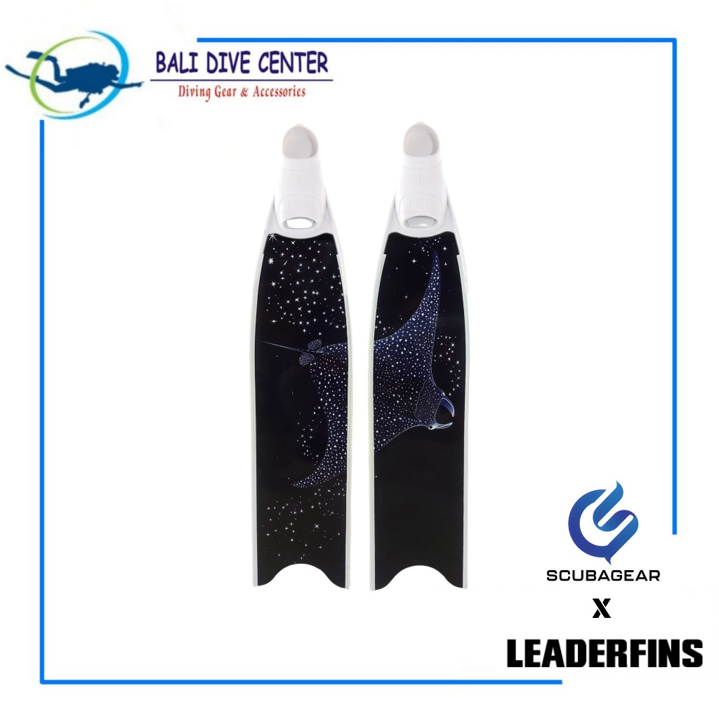 Long Fins Fiberglass Black Manta - Freediving & Spearfishing