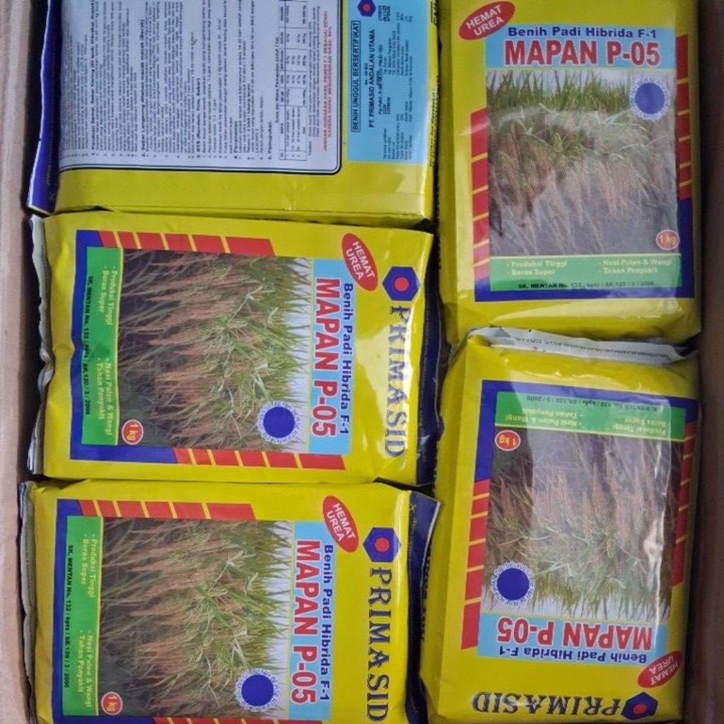 benih unggul padi hibrida mapan 1 kg