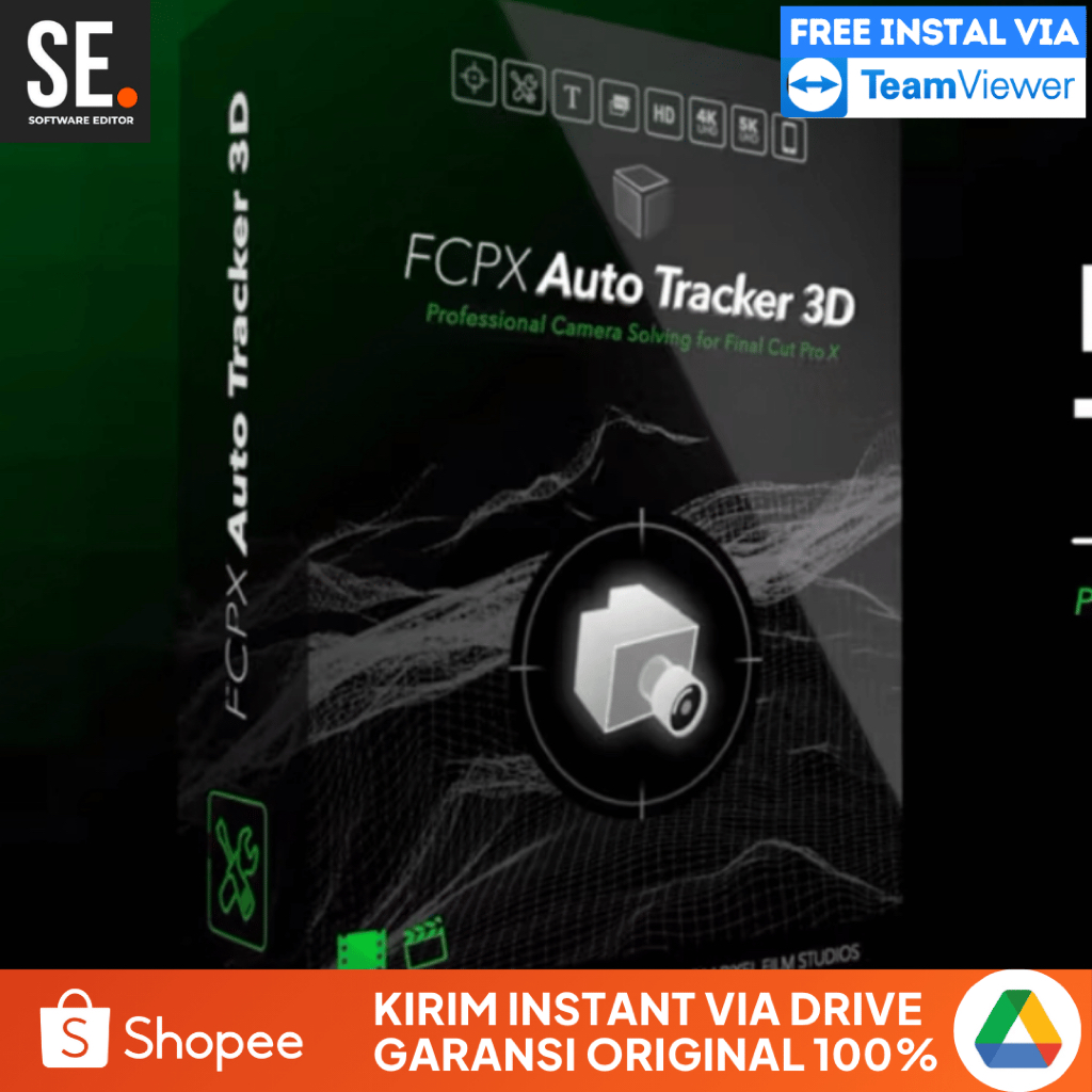 Pixel Film Studios FCPX Auto Tracker 3D - Advanced 3D Tracker Tool