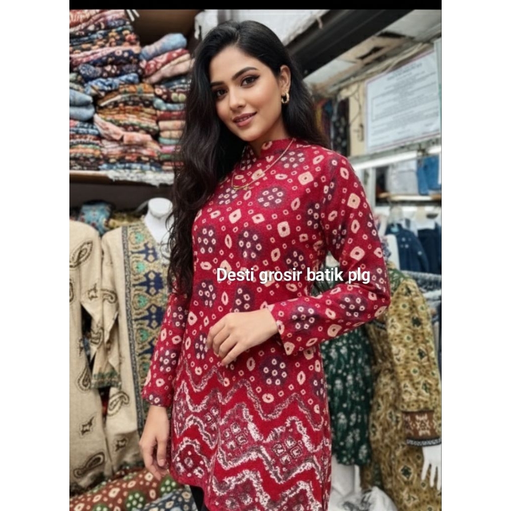 tunik jumputan dolby