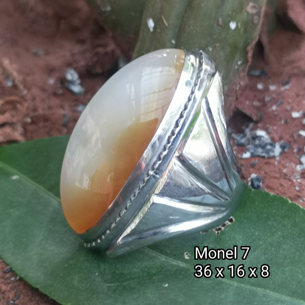 Akik Pandan Kapas Semu Nanas.