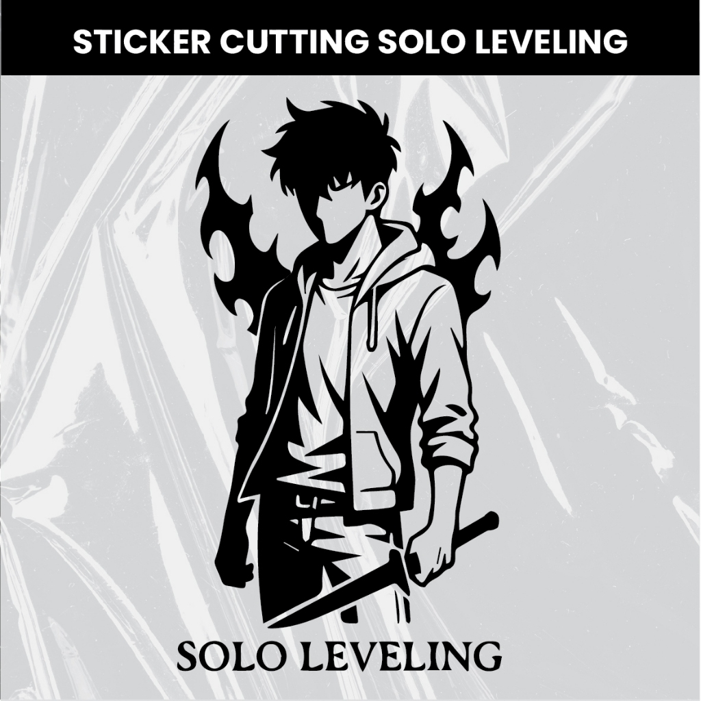 Sticker Cutting Anime Solo Leveling | Sticker Mobil | Sticker Kaca | Anti Air