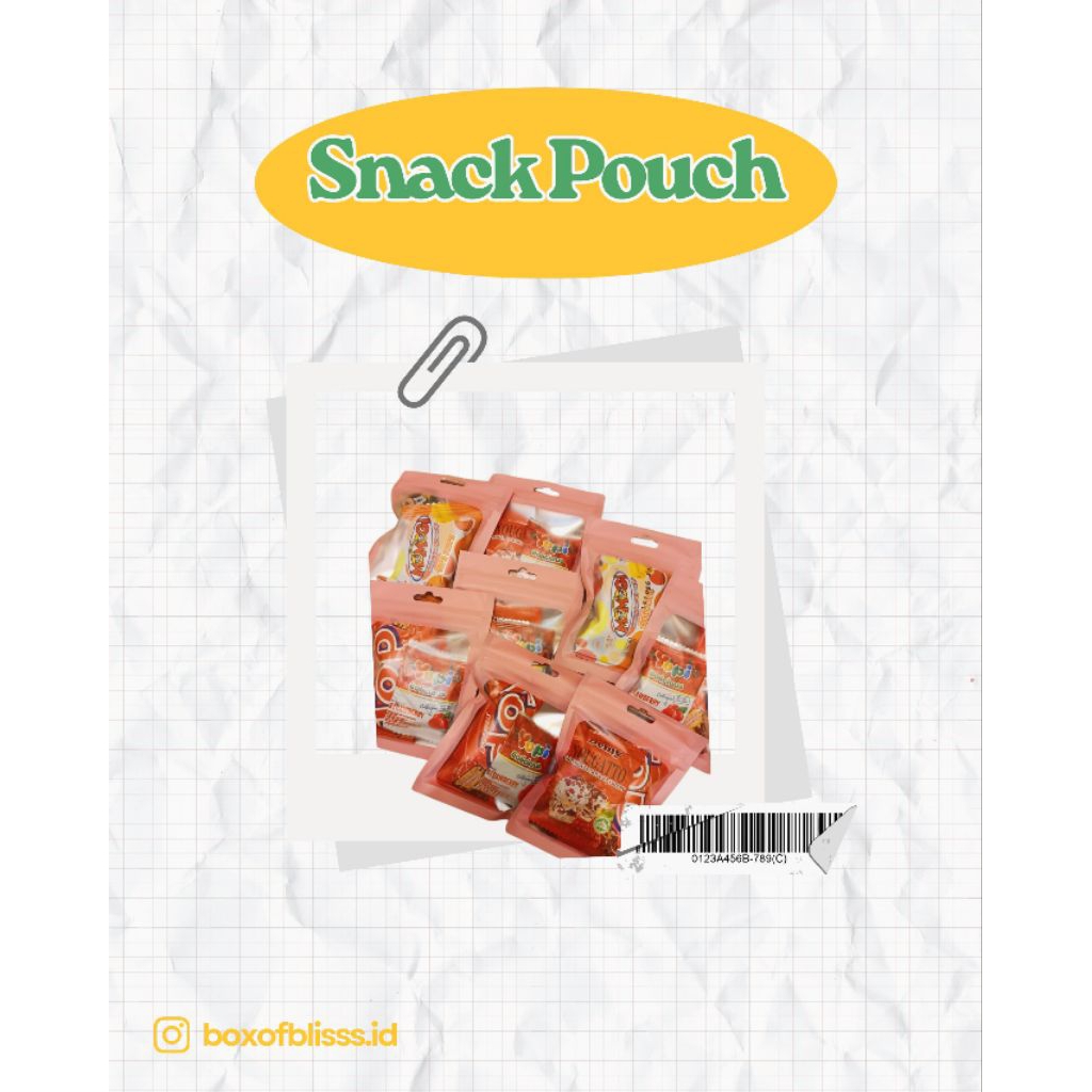 Snack Gift Aesthetic | Snack Pouch Custom
