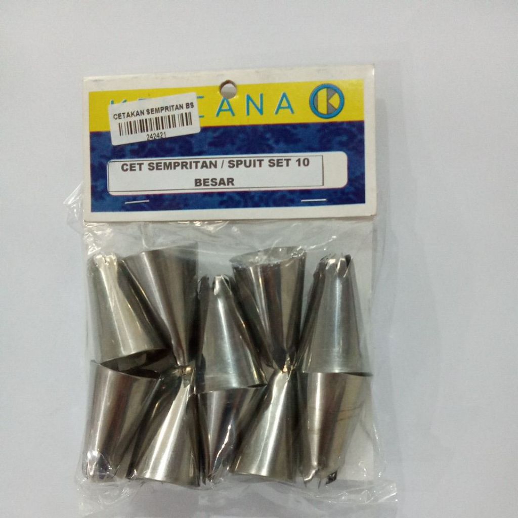 Cetakan Sempritan/Spuit Besar Isi 10