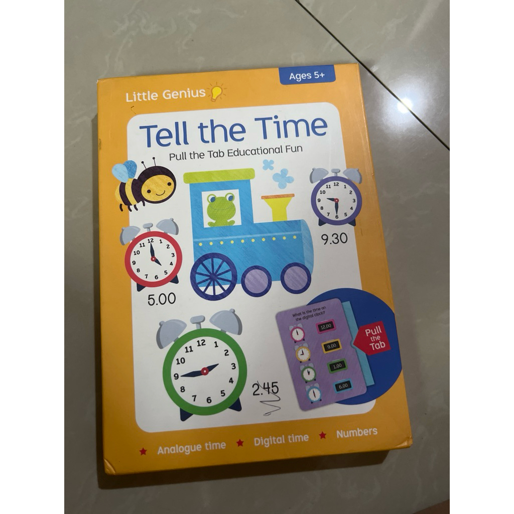 Tell the time preloved buku anak