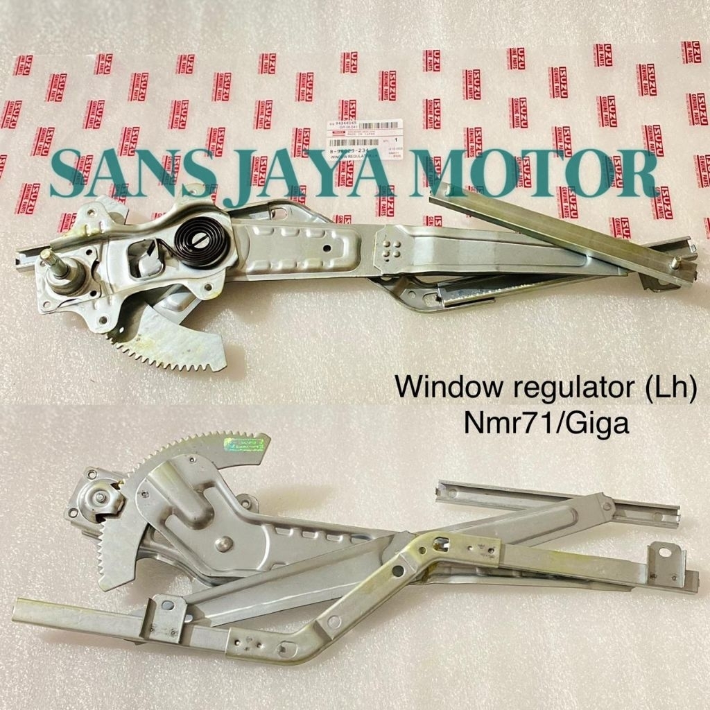 Window Regulator Kaca Pintu Kiri Isuzu Elf NLR55 NMR71 Giga FVZ Original Garansi