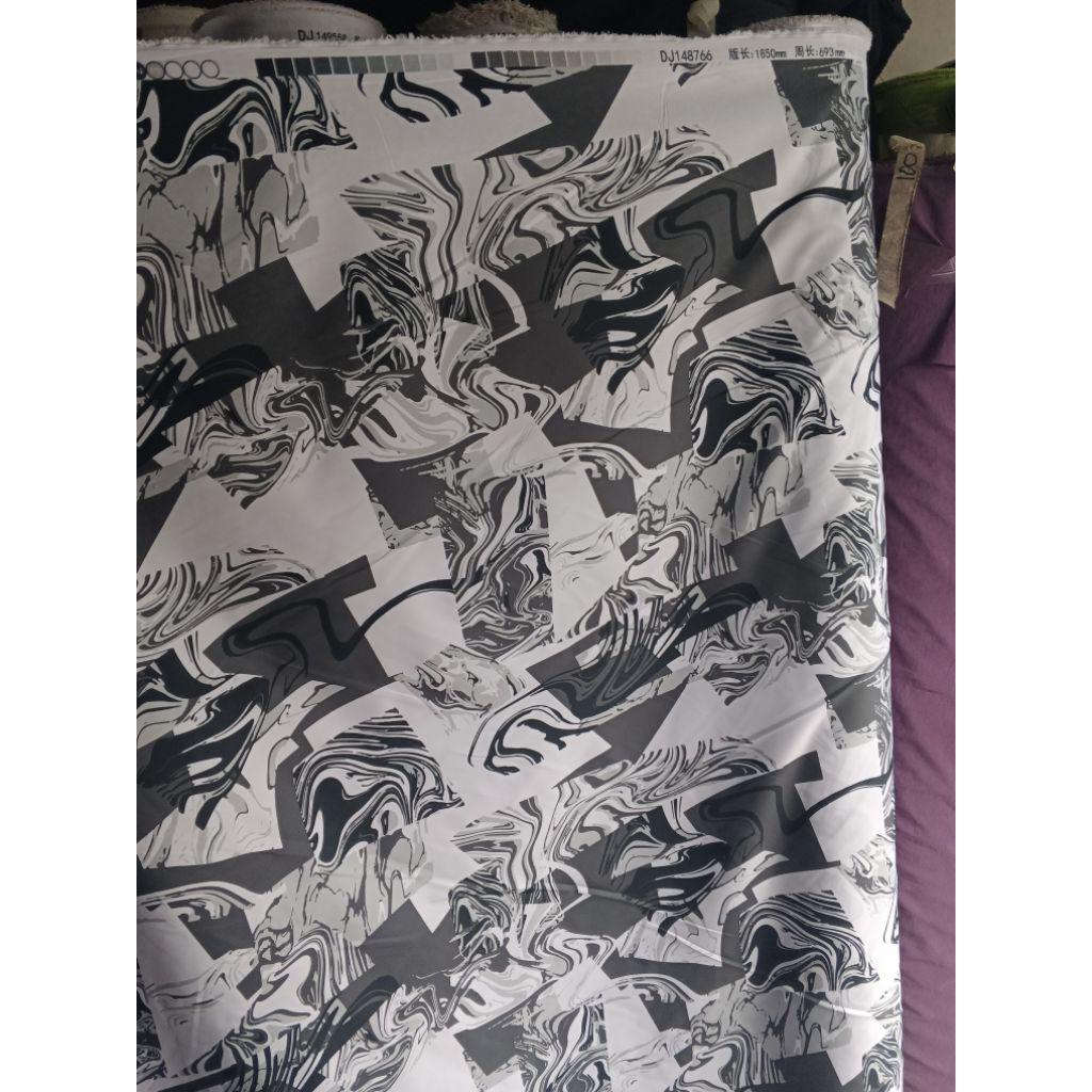 Despo motif aftrak waterproof kain tbal arahan jaket