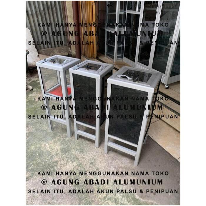 Kotak Amal Alumunium Kaca Masjid Musholla