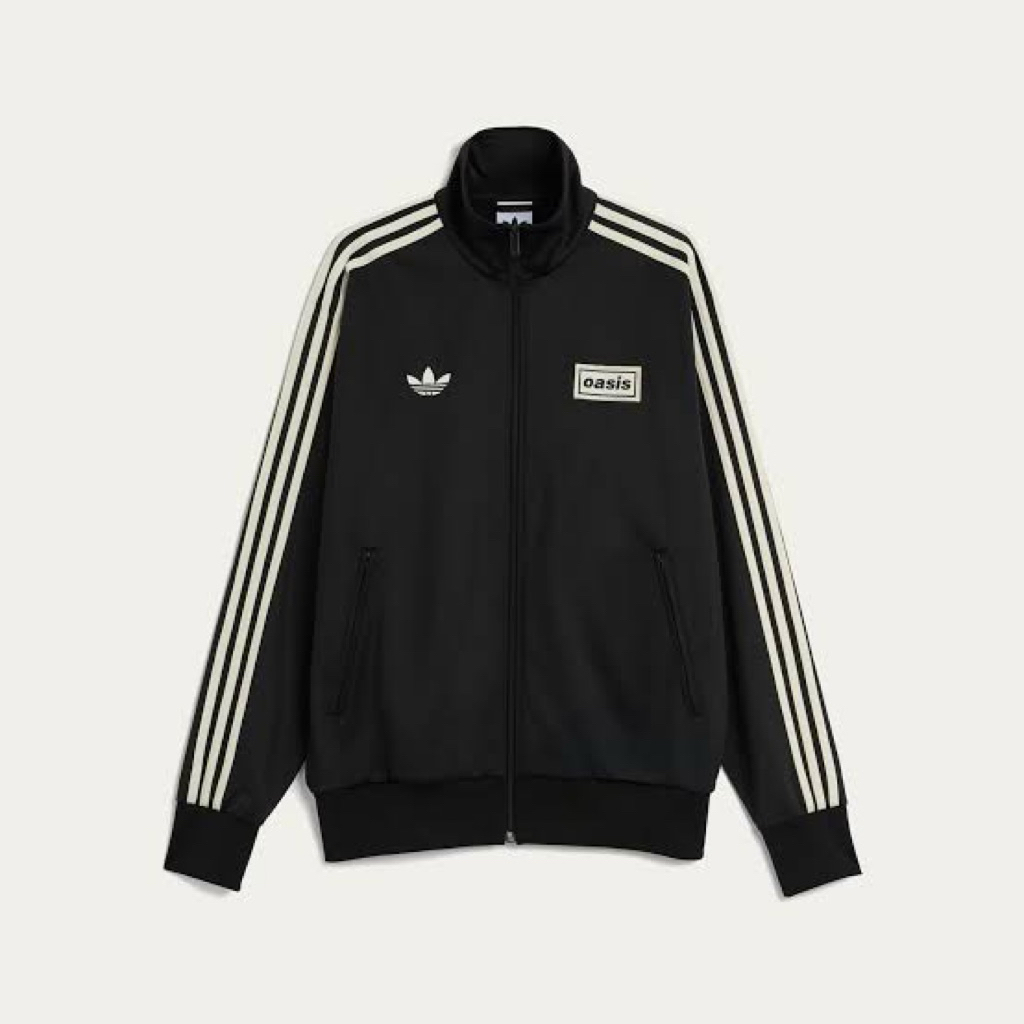 Adidas X Oasis Originals Firebird Tracktop Black