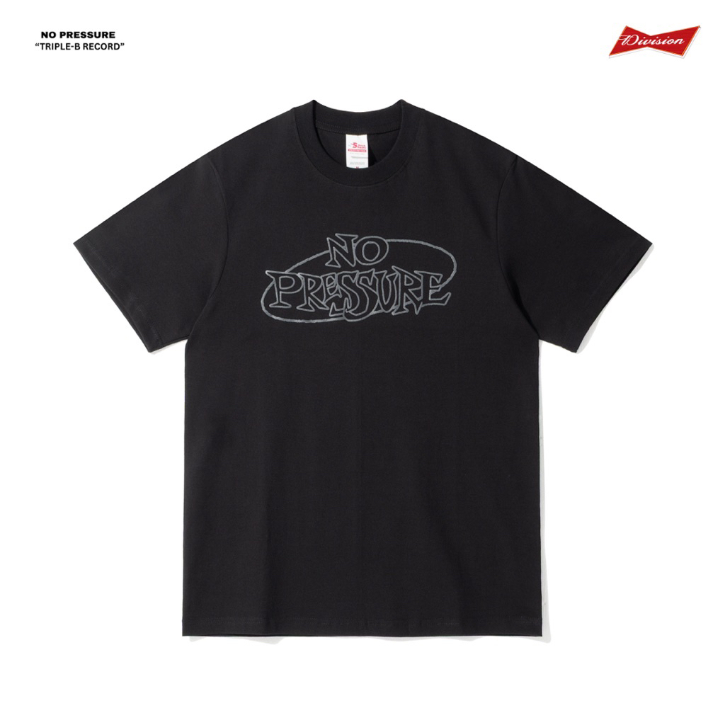 No Pressure - Logo Tshirt - Black | Baju Hardcore