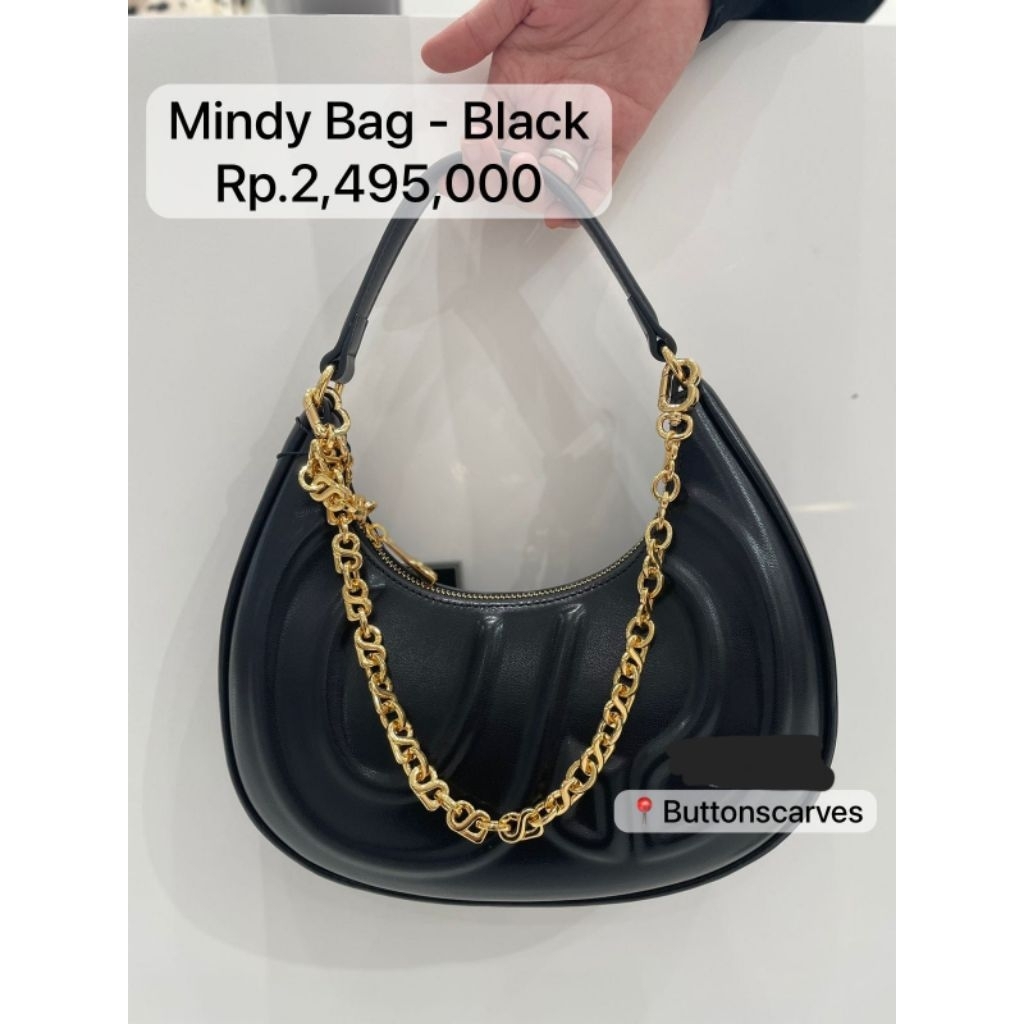 PL tas wanita BUTTONSCARVES Mindy Bag black