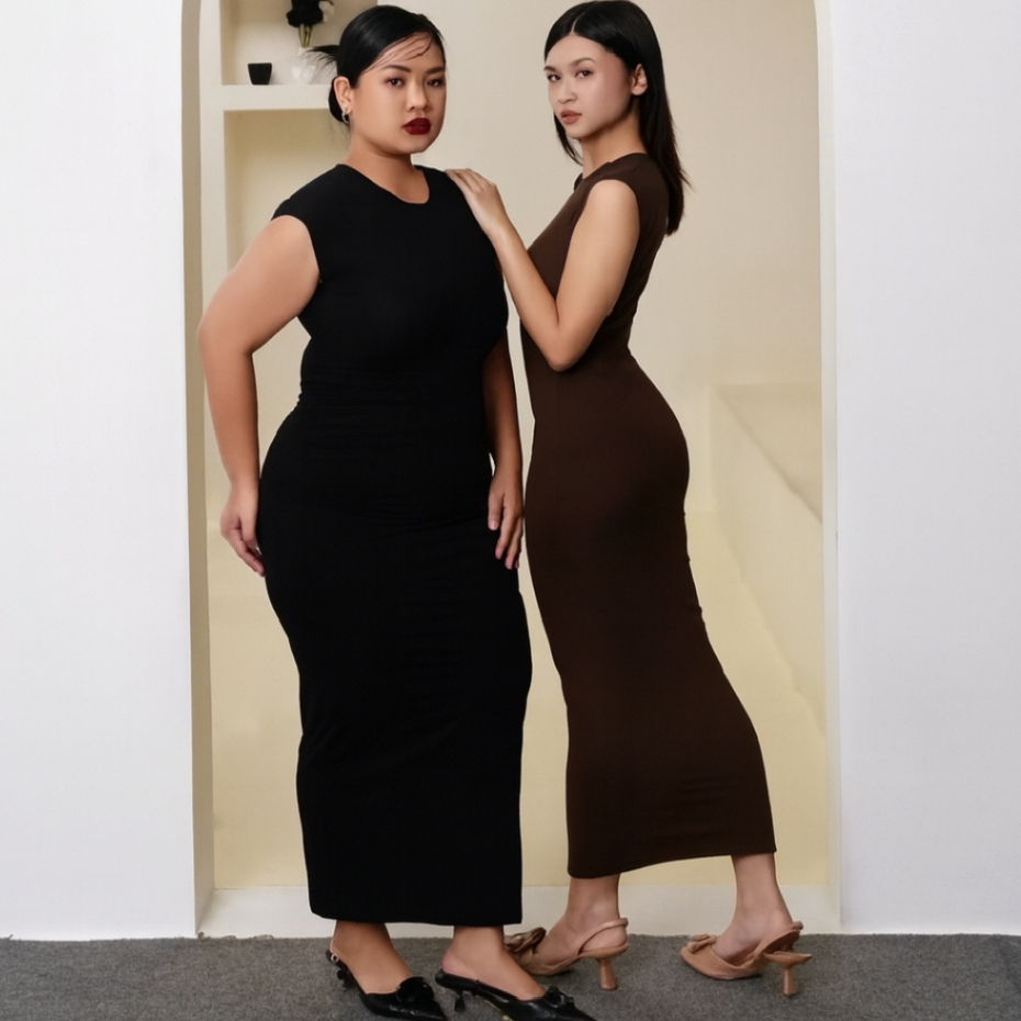 INNER DRESS SPAN TANPA LENGAN || INNER PREMIUM JERSEY HIGHQUALITY | INNER DRESS PREMIUM