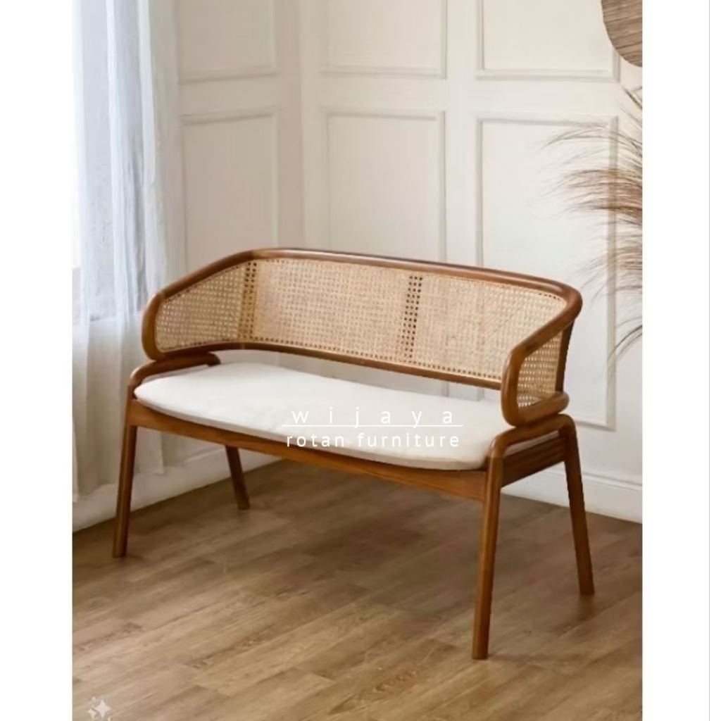 TERMURAH BANGKU CLEOPATRA /BANGKU PANJANG ROTAN