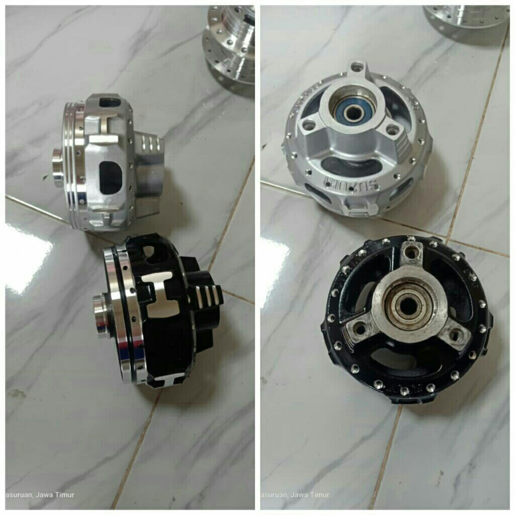 Tromol belakang SATRIA FU bubut custom