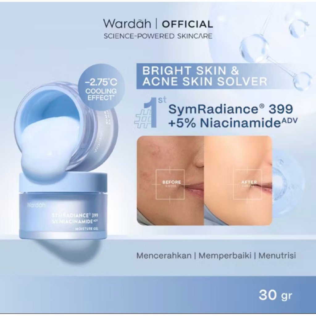 Preloved Moisturizer Wardah Symradiance Ori