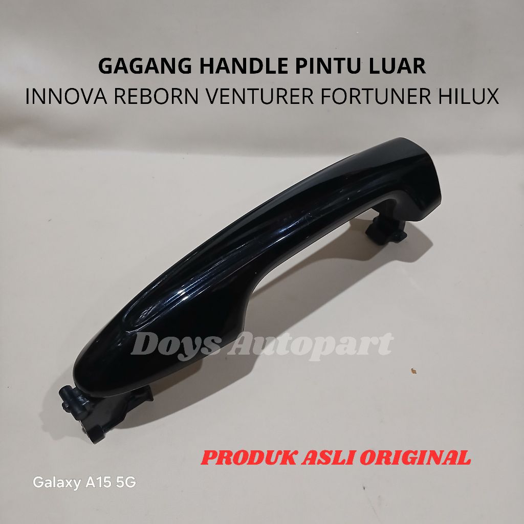 Gagang handle pintu luar warna hitam mobil toyota innova reborn venturer fortuner hilux asli origina