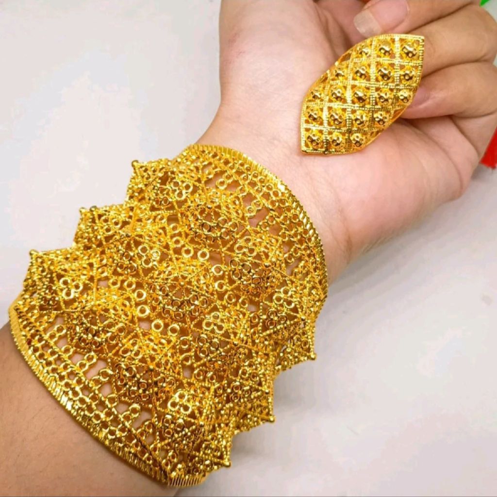 GELANG BANGKOK PERHIASAN DUBAI LAPIS EMAS 24K