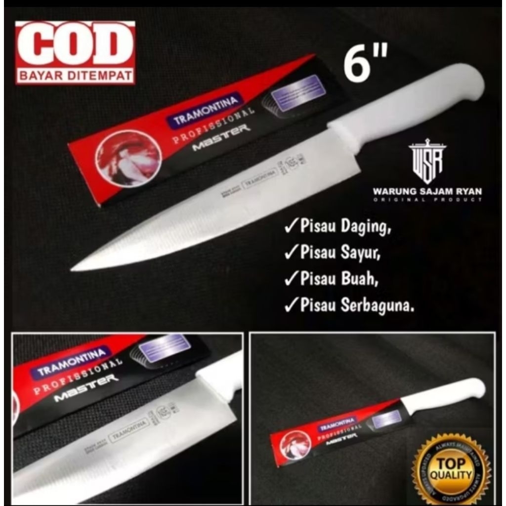 Pisau Tramontina Pisau Daging Stainless 12inch