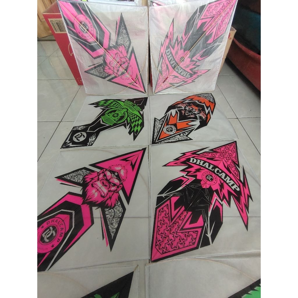 Layangan Sukhoi Super Full Petung 2 Warna