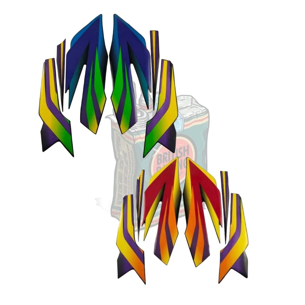 striping sticker Honda GL MAX 2003