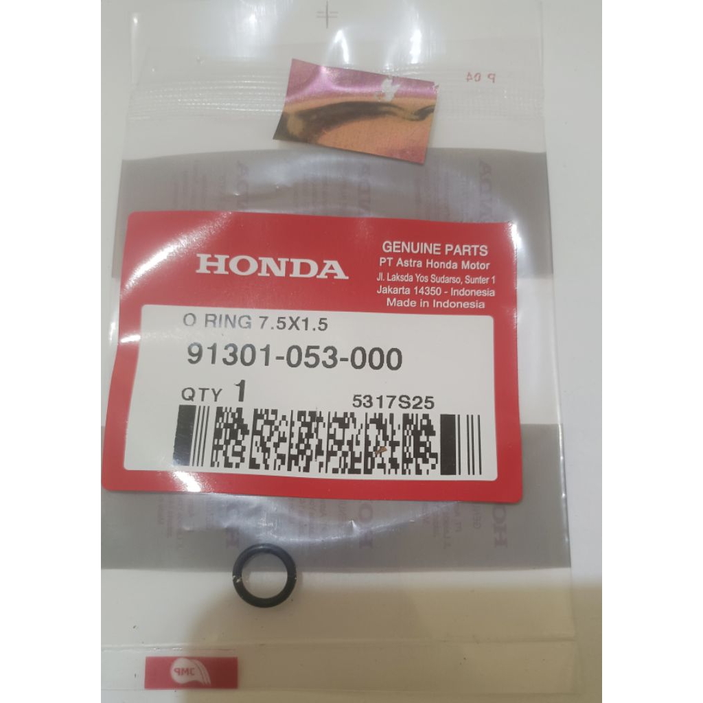 O RING ORING AS PULI PULLY PULLEY PULY BEAT SPACY FI GENIO VARIO SCOOPY FI ORI AHM ORIGINAL 91301 05