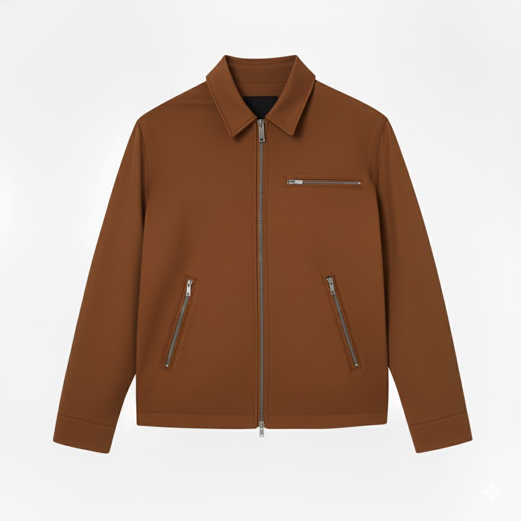 LaskarJacket || Jaket Harrington Casual Zipper Pria Katun Premium