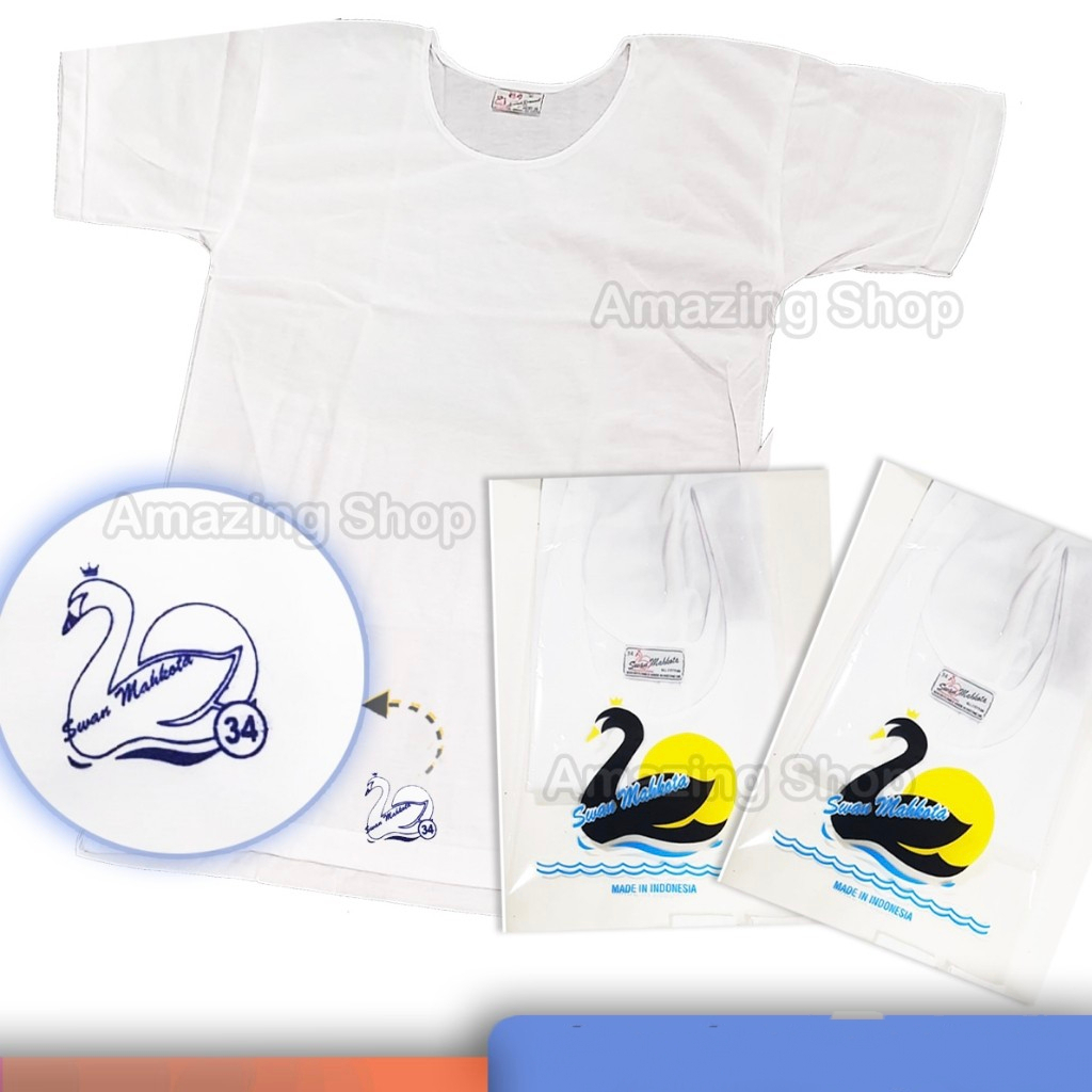 SWAN Brand Kaos Oblong Pria Swan Brand