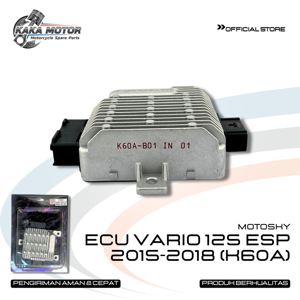 ECU VARIO 125 ESP 2015 – 2018 30400-K60A-B01 CKD - ECU ECM VARIO 125 FI LED NON ISS 2014 – 2015