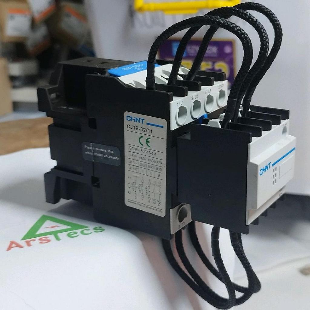 Kontaktor Kapasitor CHINT CJ19-32/11 Bekas Original