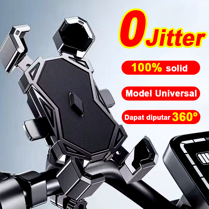 holder hp sepeda motor /Perlindungan super stabil/keamanan/Stand Phone Holder Motor/Bicycle Holder H