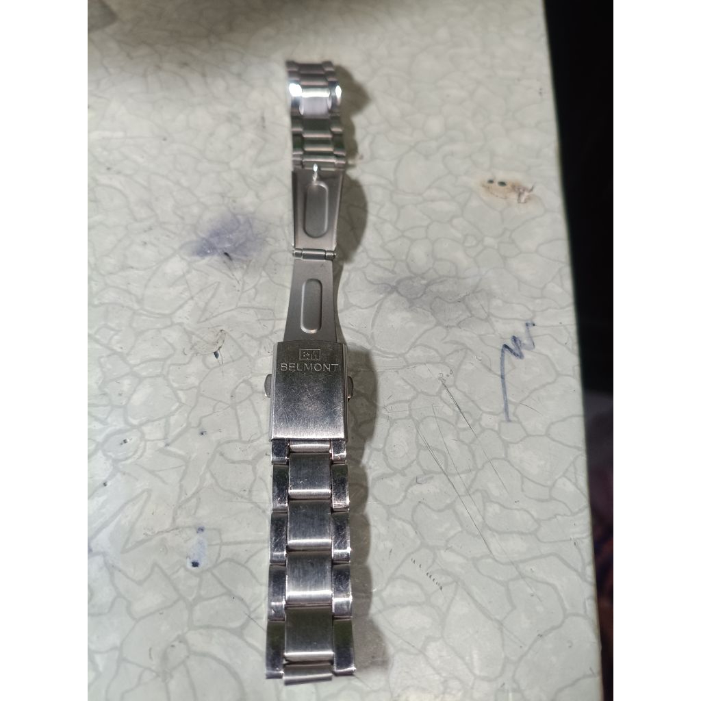 tali jam tangan Belmont original rantai 16mm