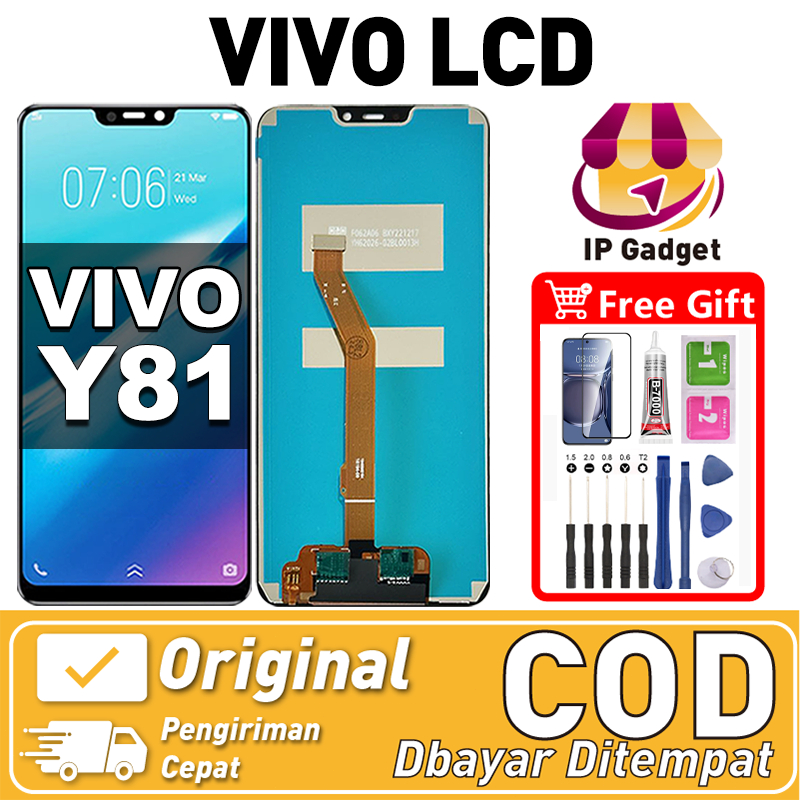 ORI FOR LCD VIVO Y81 Fullset Original LCD HP VIVO Y81 Asli Touchscreen Layar Sentuh HP COD