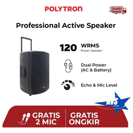 Polytron Speaker Portable PAS PRO 15F3