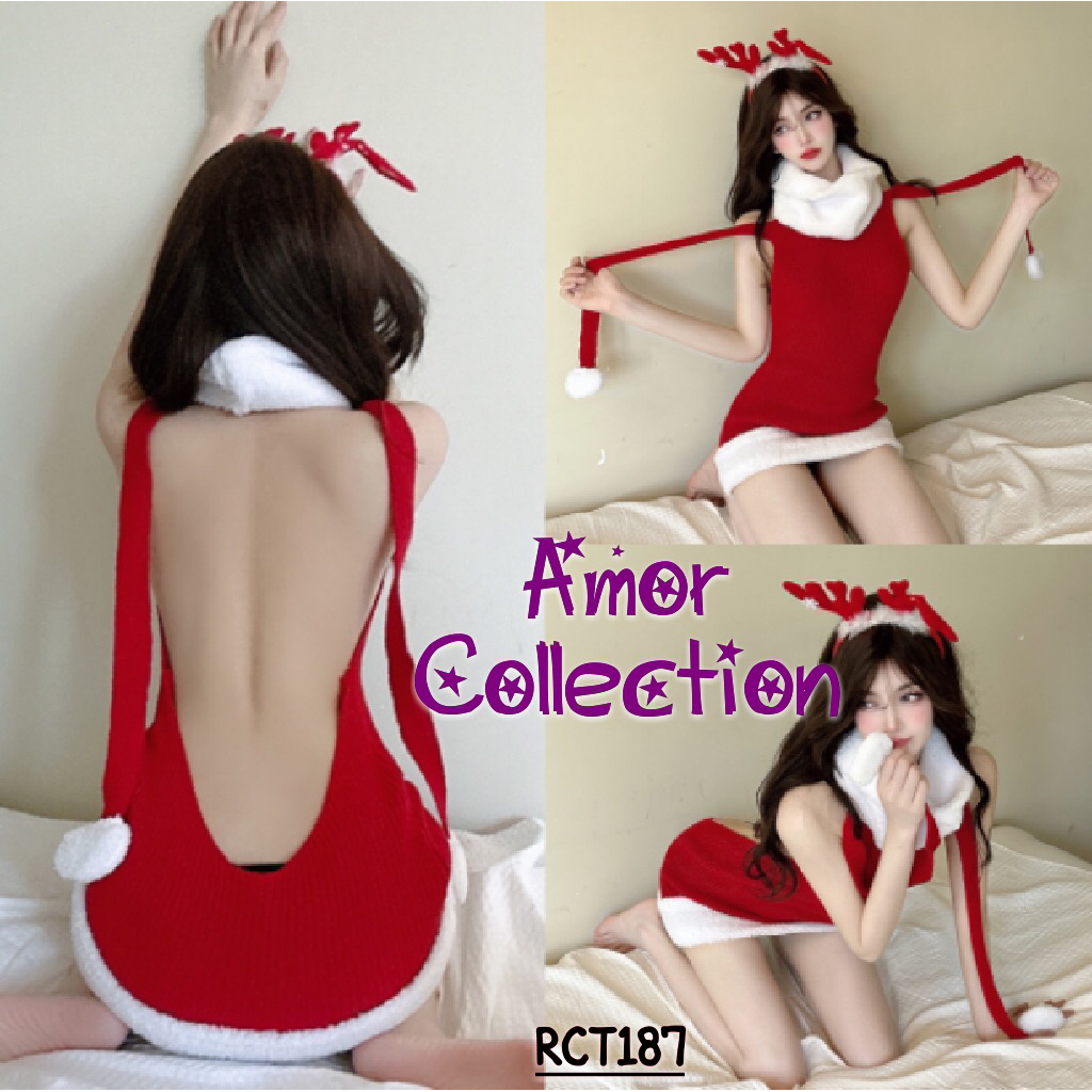 Lingerie kostum cosplay Christmas santa dress anime RCT187 by Amor Collection
