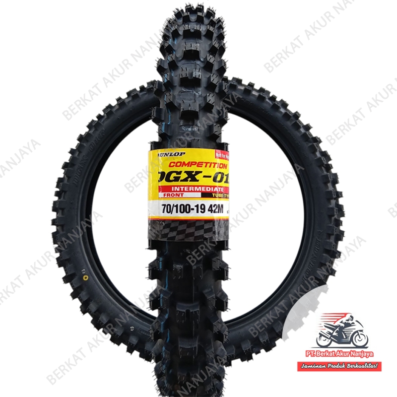 DUNLOP DGX01 70/100-19 Ban Luar TUBETYPE (Non Tubeless) Ban Depan Motor Off-Road KLX CRF WR