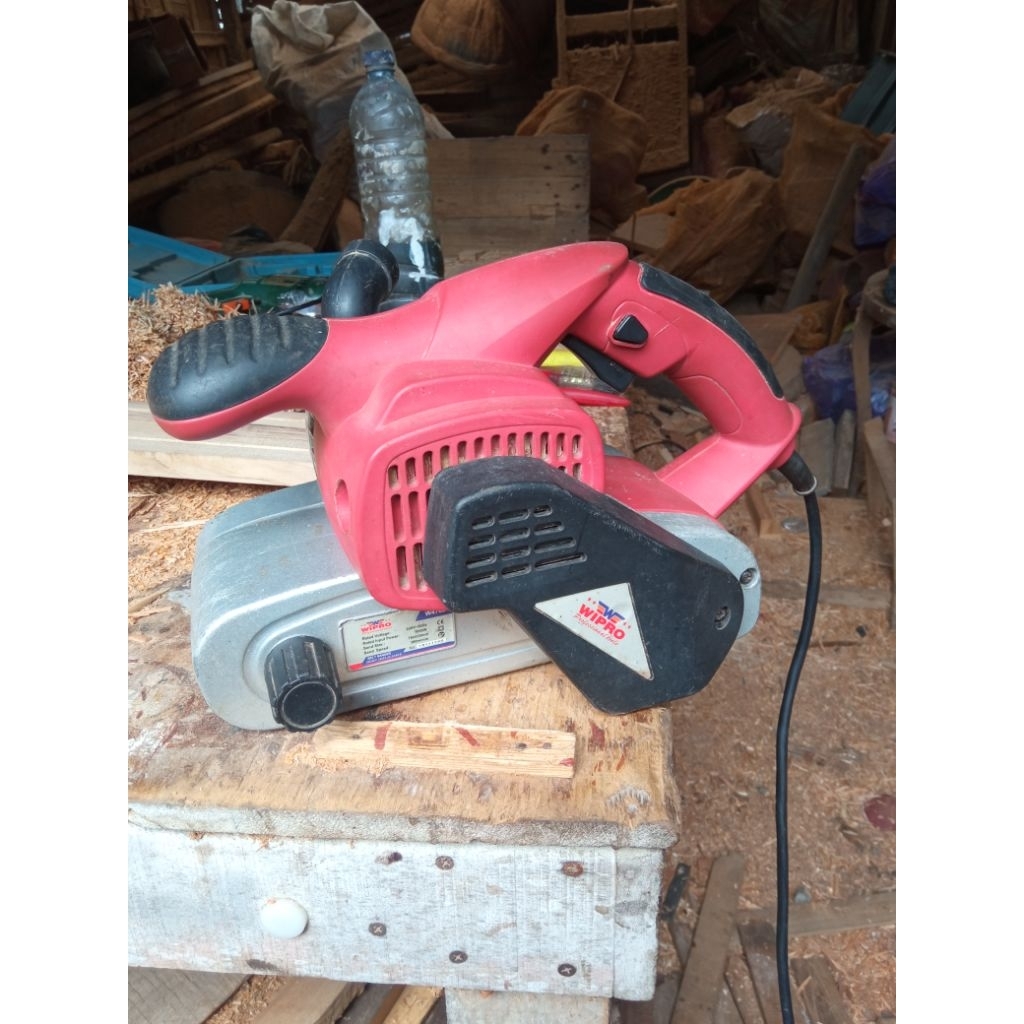 mesin amplas belt sander | tank sander wipro