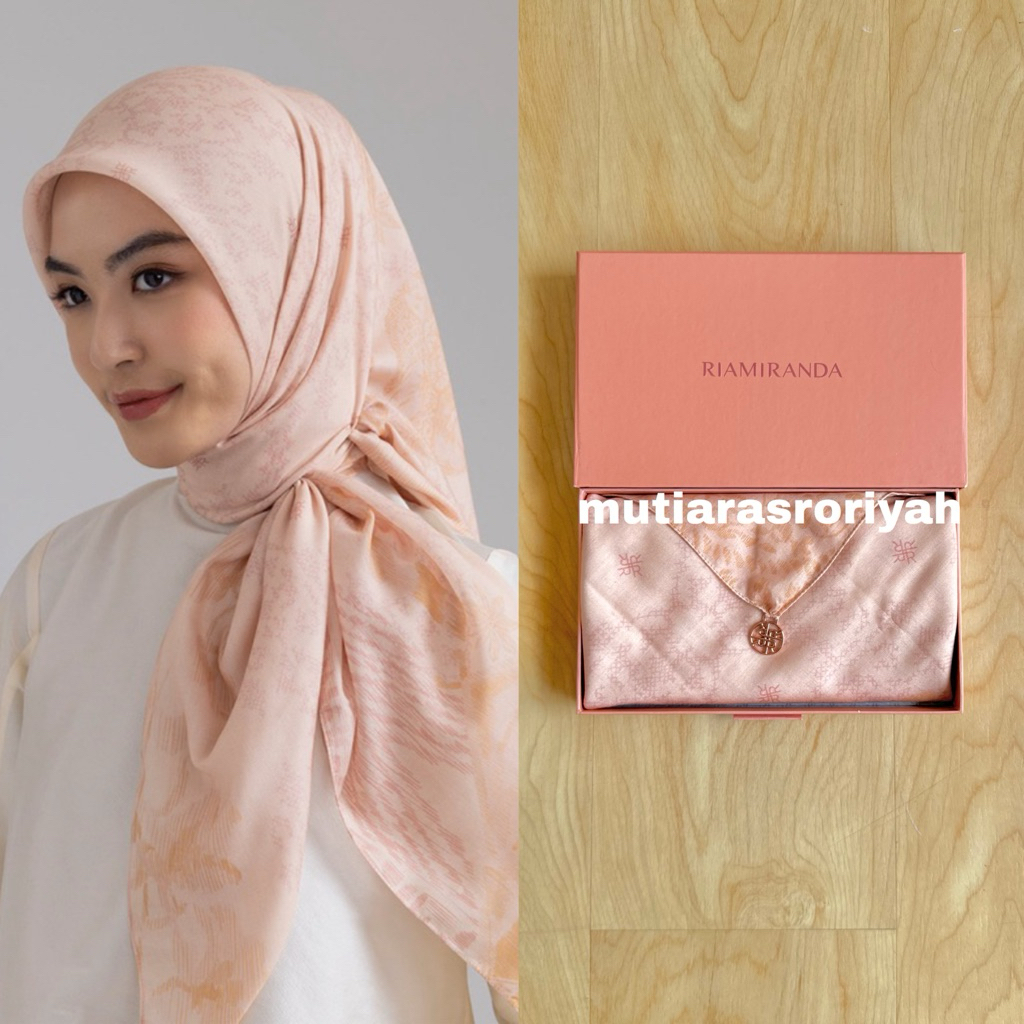 READY STOCK Ria Miranda Scarf Samalona Nude Peach Salmon Salem Riamiranda Jilbab Kerudung Sale Bukan
