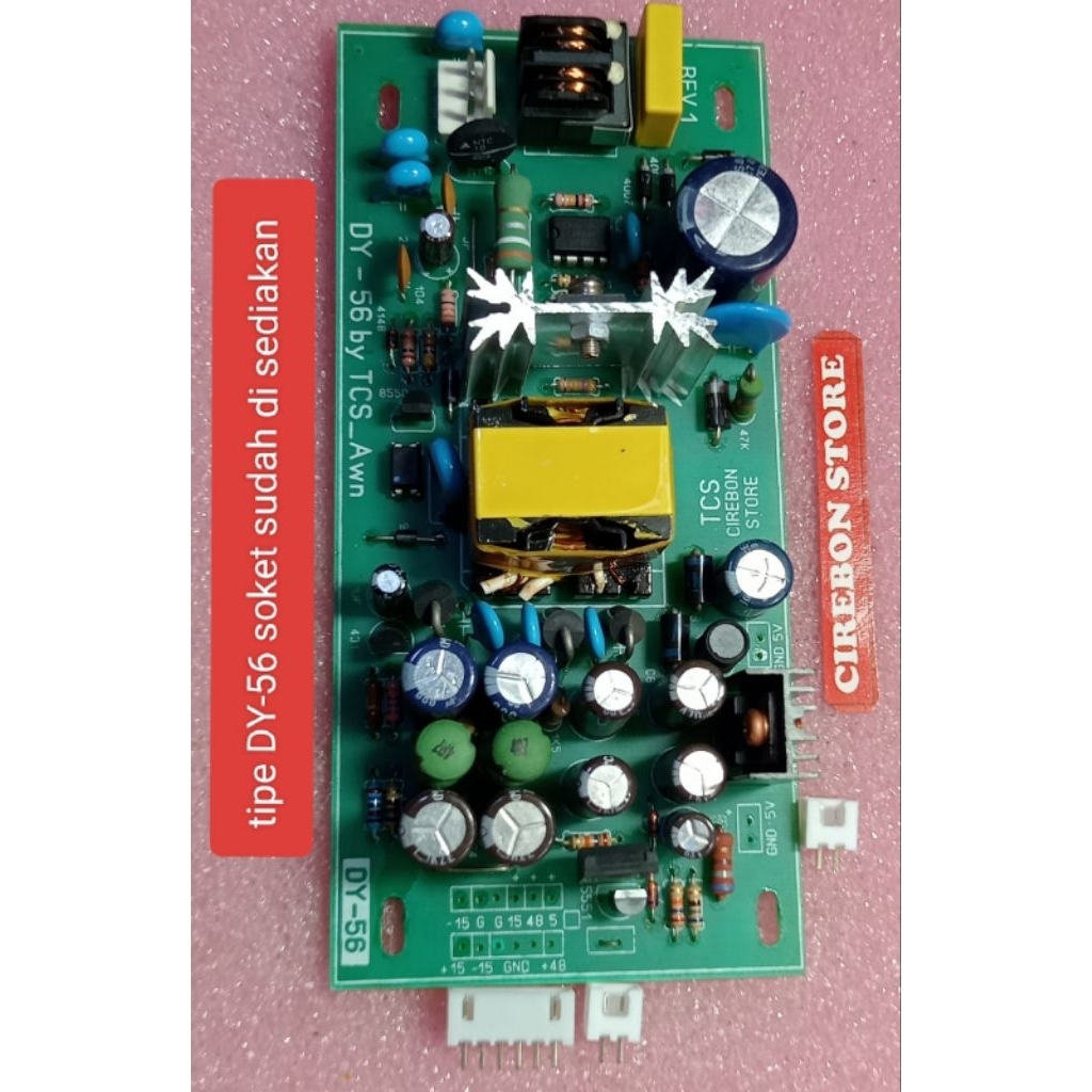 PSU mixer tipe DY-56 pcb fiber fr4
