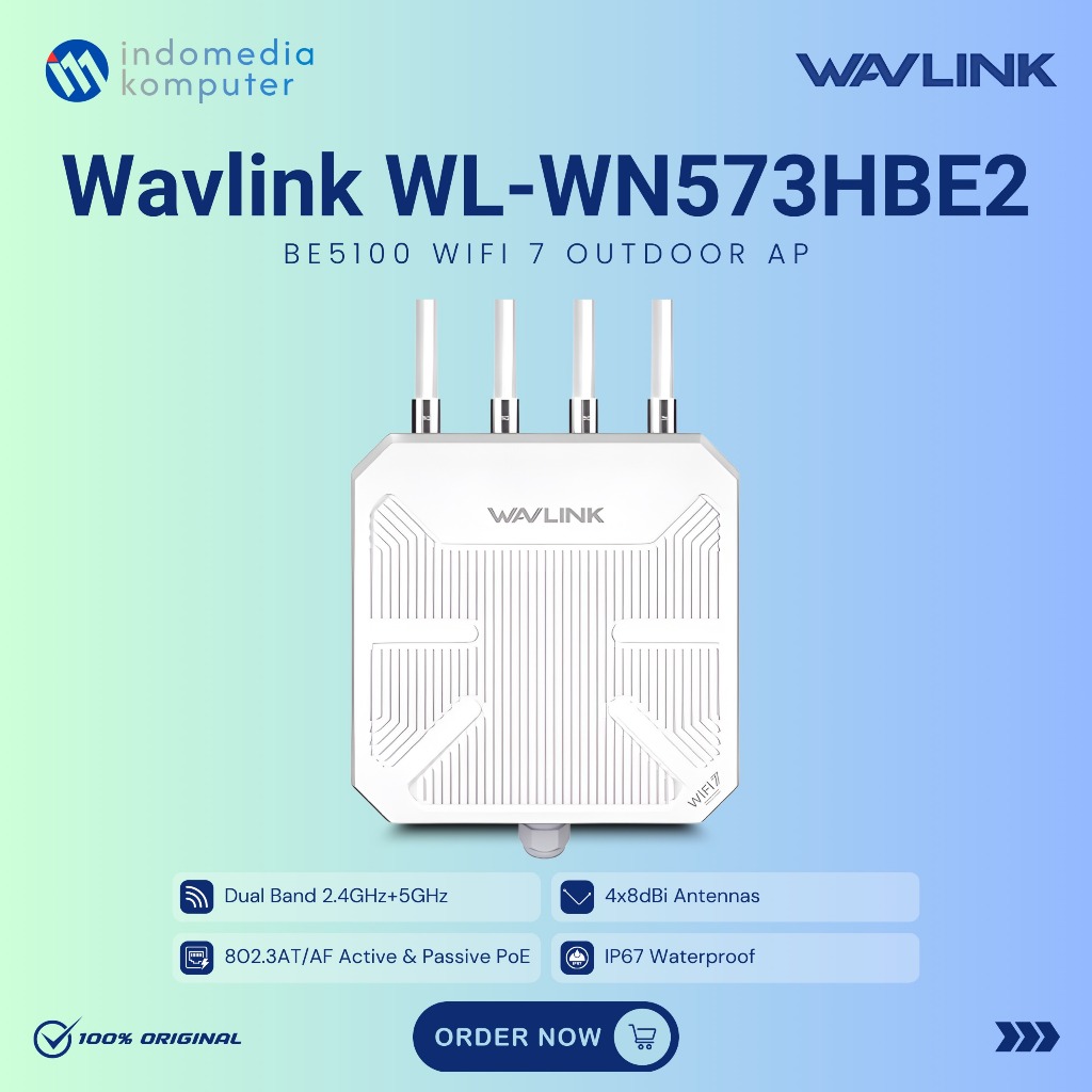 Wavlink WL-WN573HBE2 BE5100 WiFi 7 Router Dual Band