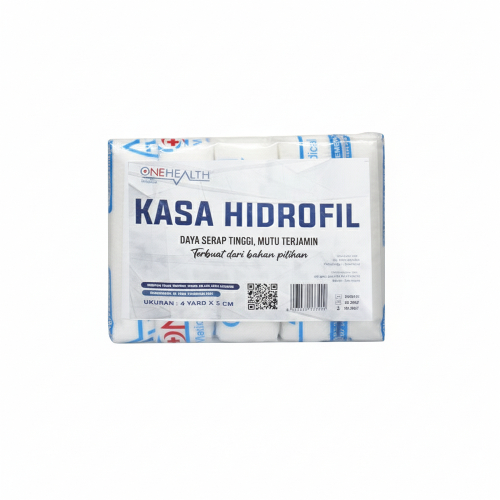 Onehealth Kasa Hidrofil 4 Yard x 5 cm isi 10 Roll