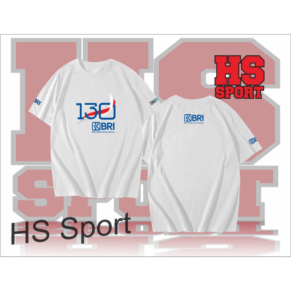 BAJU BRI - BAJU KERAH BRI 130 TAHUN - BRI ULANG TAHUN - BAJU HUT BRI - BAJU BRI LINK - BAJU BRIMO